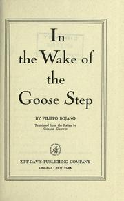 Cover of: In the wake of the goose-step
