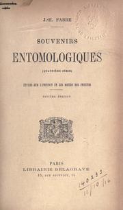 Cover of: Souvenirs entomologiques by Jean-Henri Fabre