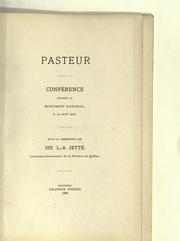 Cover of: Pasteur by L.A. Plessis