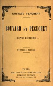 Cover of: Bouvard et Pécuchet by Gustave Flaubert