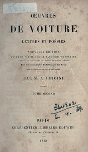 Cover of: Oeuvres, lettres et poésies.