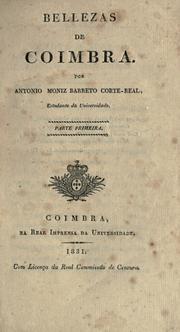 Cover of: Bellezas de Coimbra by Antonio Moniz Barreto Corte Real