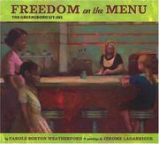 Cover of: Freedom on the menu: the Greensboro sit-ins