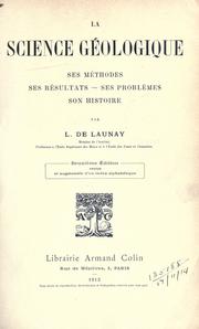Cover of: science géologique: ses méthodes, ses résultats, ses problemes, son histoire.  2. éd., rev. et augm. d'un index alphabétique.