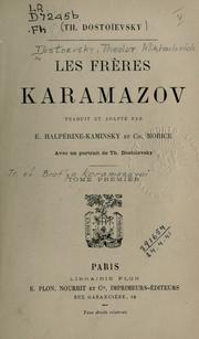 Cover of: Les frères Karamazov: Tome Premier
