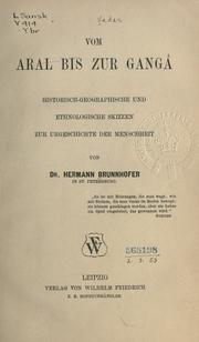 Vom Aral bis zur Gangâ by Hermann Brunnhofer
