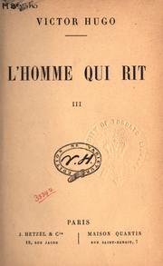 Cover of: homme qui rit.