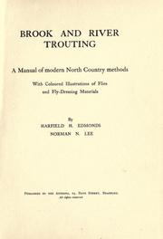 Cover of: Brook and river trouting by Harfield H. Edmonds, Norman Nellis Lee