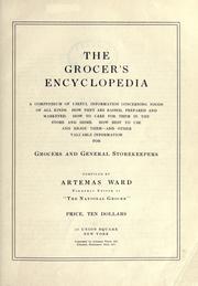 Cover of: The grocer's encyclopedia. by Ward, Artemas