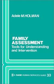 Family assessment : tools for understanding and intervention