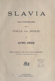 Cover of: Slavia: kulturbilder.