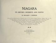Cover of: Niagara by Richard Lewis Johnson