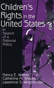 Children's rights in the United States : in search of a national policy