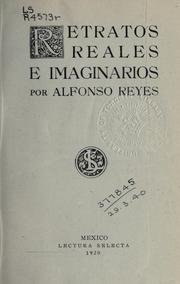 Cover of: Retratos reales e imaginarios