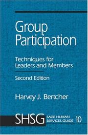 Group participation techniques for leaders and members