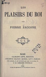 Cover of: plaisirs du roi.