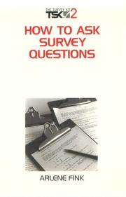 Cover of: How to Ask Survey Questions (Survey Kit, Vol 2)