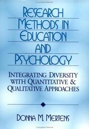 Research methods in education and psychology : integrating diversity with quantitative & qualitative approaches