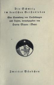 Cover of: Dichtungen