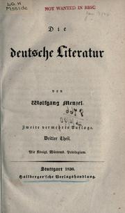 Cover of: deutsche Literatur.