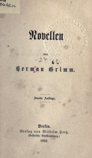 Cover of: Novellen.