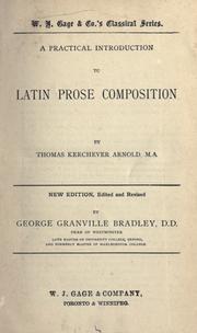 Cover of: practical introduction to Latin prose composition
