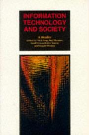 Cover of: Information Technology and Society by 