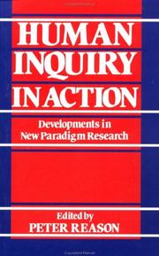Cover of: Human Inquiry in Action: Developments in New Paradigm Research
