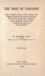 Cover of: The Rose of Paradise by Howard Pyle