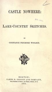 Cover of: Castle Nowhere: lake-country sketches.
