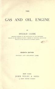 Cover of: The gas and oil engine