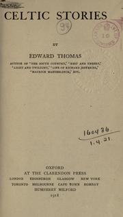 Cover of: Celtic stories. by Thomas, Edward
