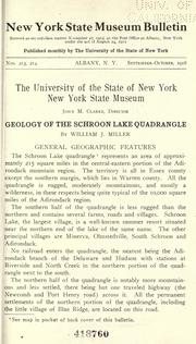 Cover of: Geology of the Schroon Lake quadrangle