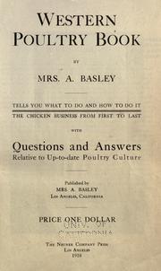 Cover of: Western poultry book