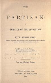 Cover of: The partisan by William Gilmore Simms