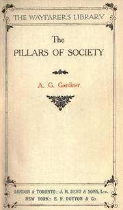 Cover of: Pillars of society by Alfred George Gardiner