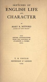 Cover of: Sketches of English life and character