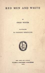 Cover of: Red men and white