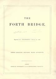 Cover of: Forth bridge. by W Westhofen