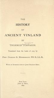Cover of: The history of ancient Vinland
