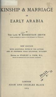 Cover of: Kinship & Marriage in Early Arabia