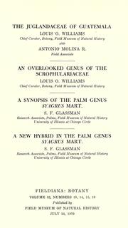 Cover of: A new hybrid in the palm genus Syagrus Mart.