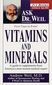 Vitamins and minerals by Andrew Weil