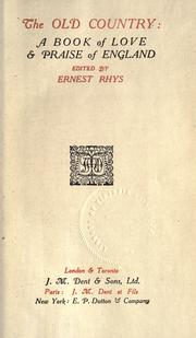Cover of: The old country by Ernest Rhys