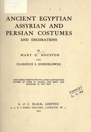 Cover of: Ancient Egyptian, Assyrian, and Persian costumes and decorations