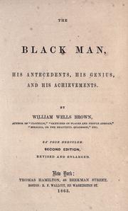 Cover of: The black man: his antecedents, his genius, and his achievements