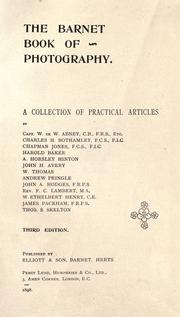 Cover of: The Barnet book of photography: a collection of practical articles