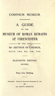 Cover of: A guide to the museum of Roman remains of Cirencester.