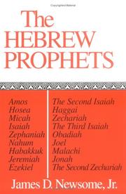 Cover of: The Hebrew Prophets