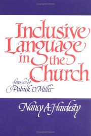 Cover of: Inclusive language in the Church by Nancy Hardesty